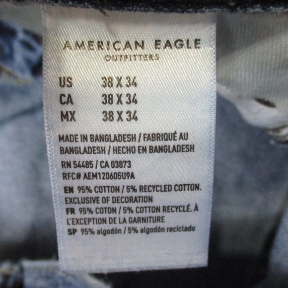 American Eagle Jeans Men's 41x33 Medium Wash‎ Classic Bootcut Denim - Picture 8 of 10